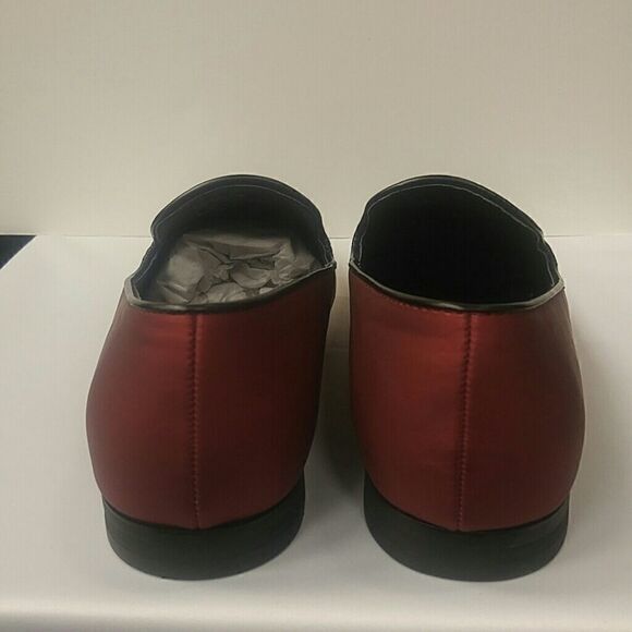 MEN'S9 GIORGIO BRUTINI RED LOAFER WITH CHAIN.9D - Picture 5 of 7